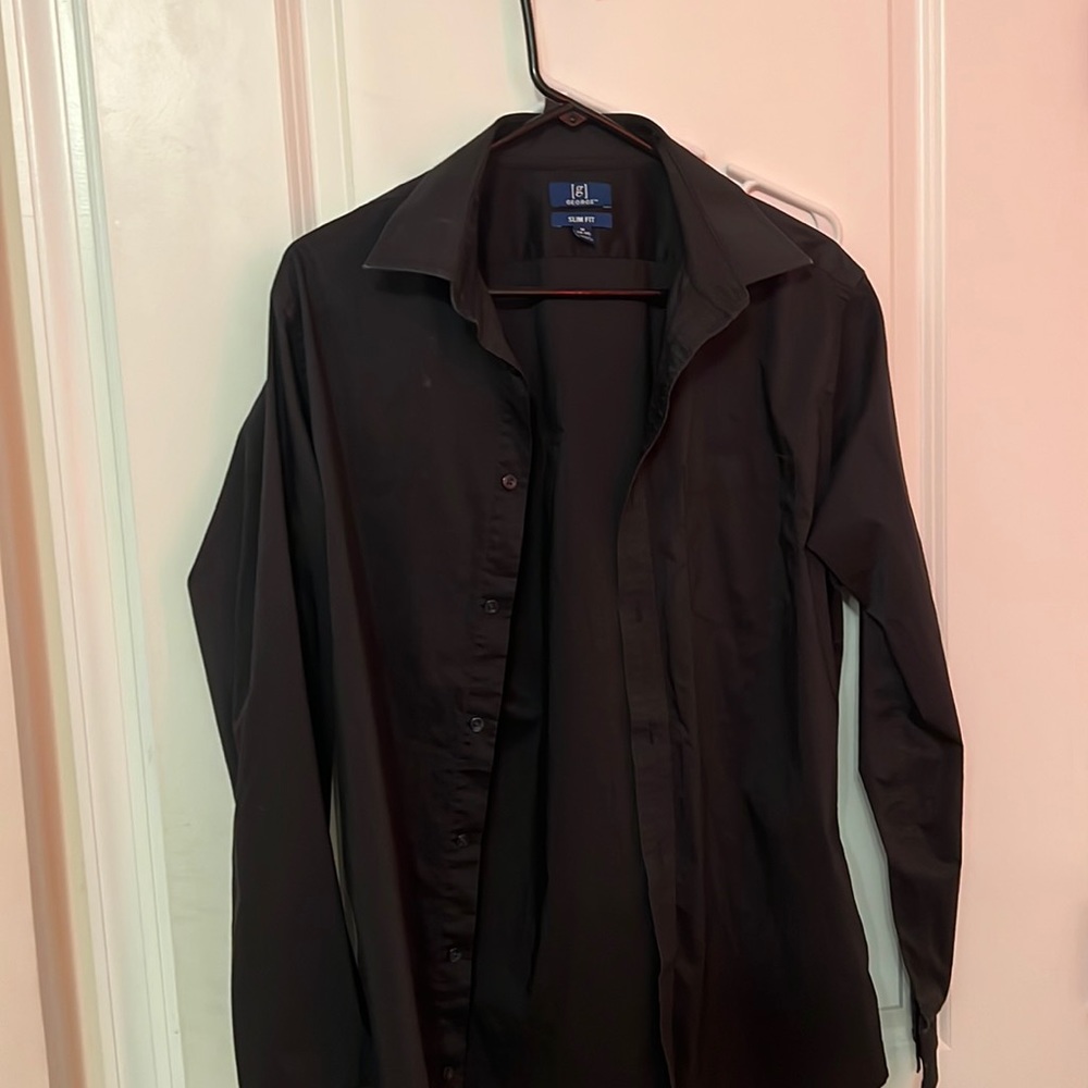 Black dress shirt